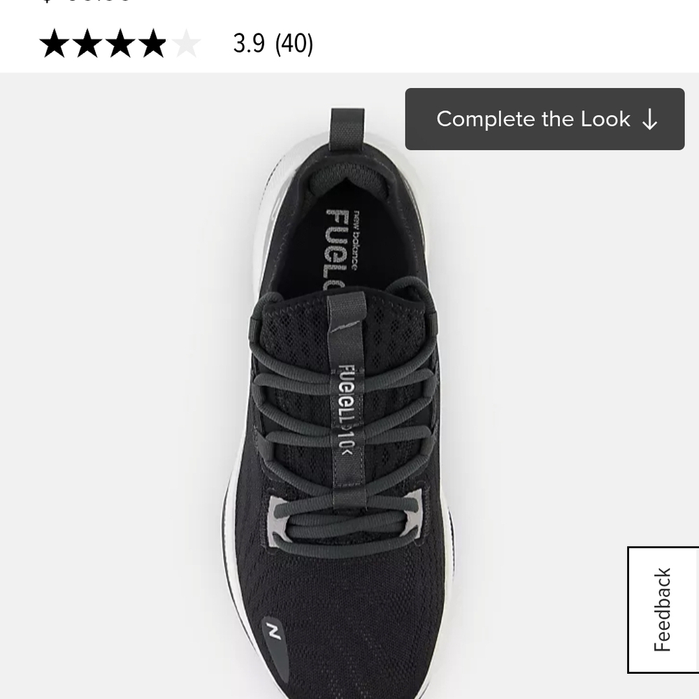New Balance Black Men's Sneakers - Picture 6 of 6